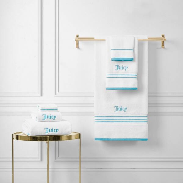 Juicy Couture Neon Border Bath Towels 6-Piece
