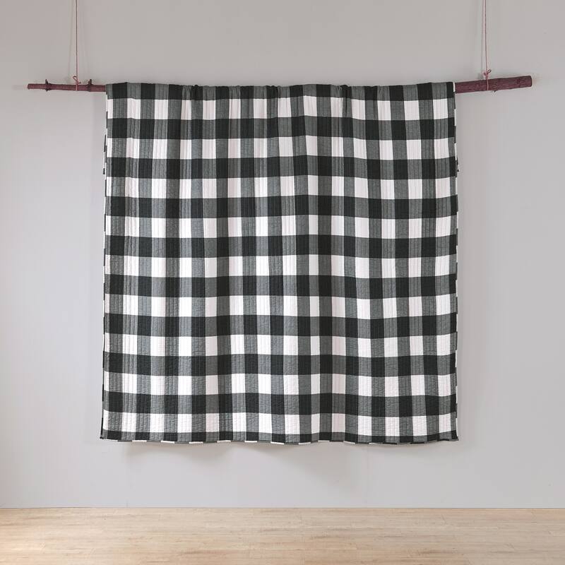 Camden Black Full/Queen Quilt Set - Levtex Home