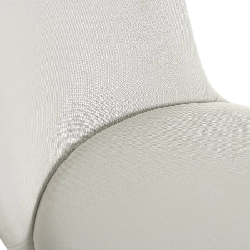 HomyLin Swivel Dining Chairs Set of 4 Upholstered Fabric Armless Accent Chair