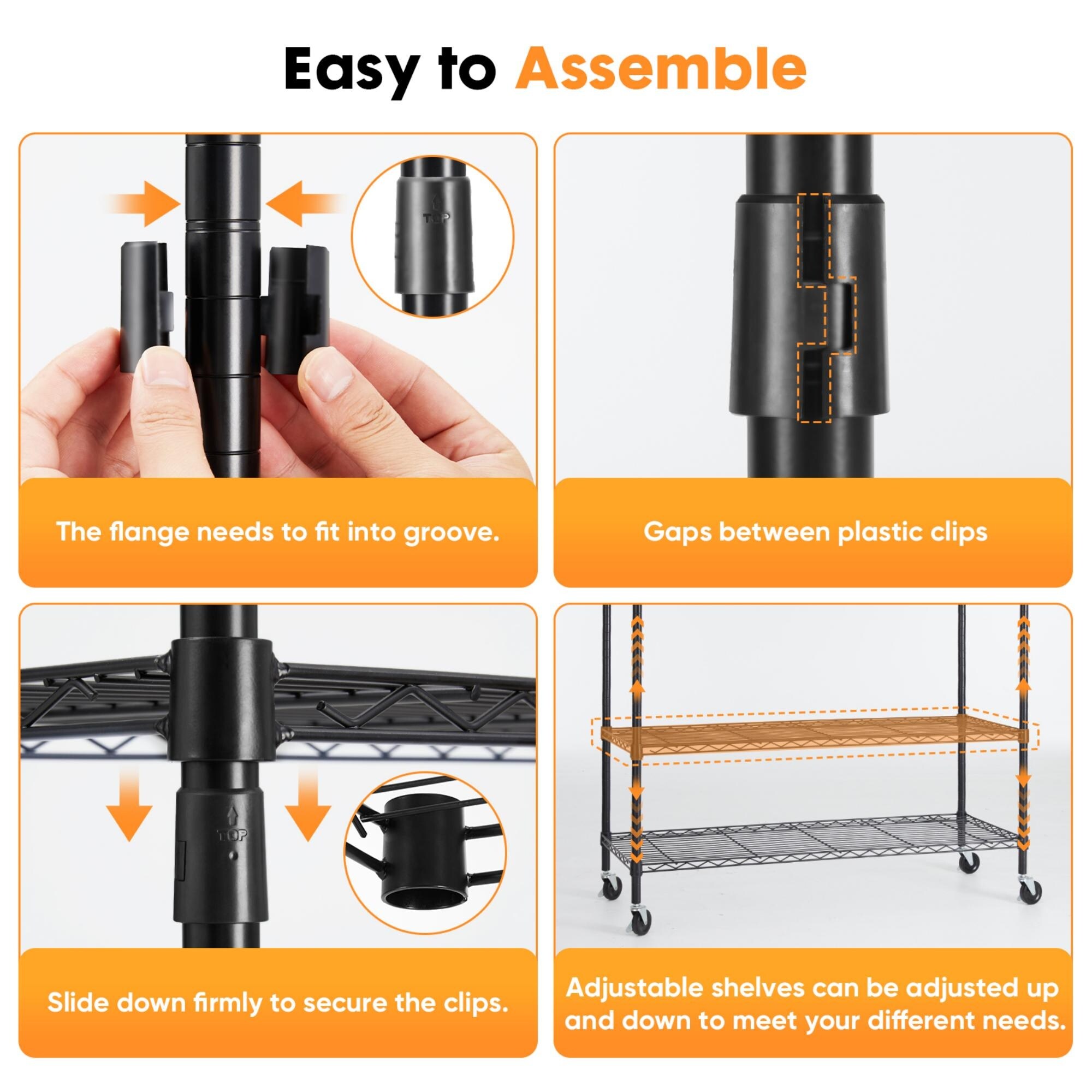 E392\"　R&B WIRE PRODUCTS　ガーメントラック 60-inch-single-garment-rack-