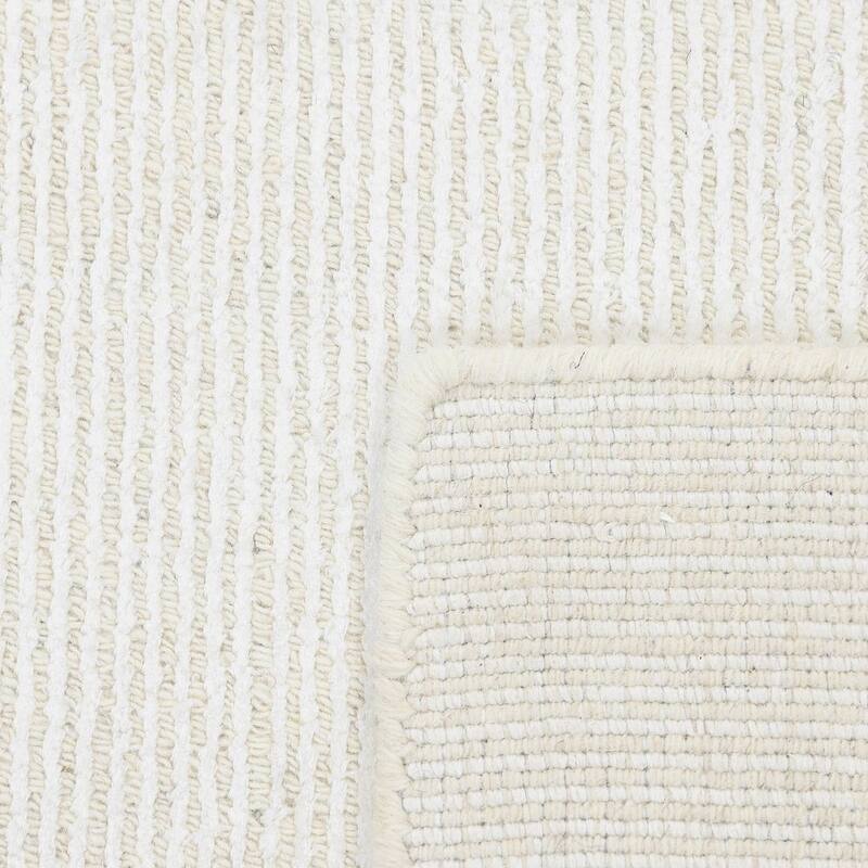 Overton Handmade Modern Contemporary Solid Area Rug