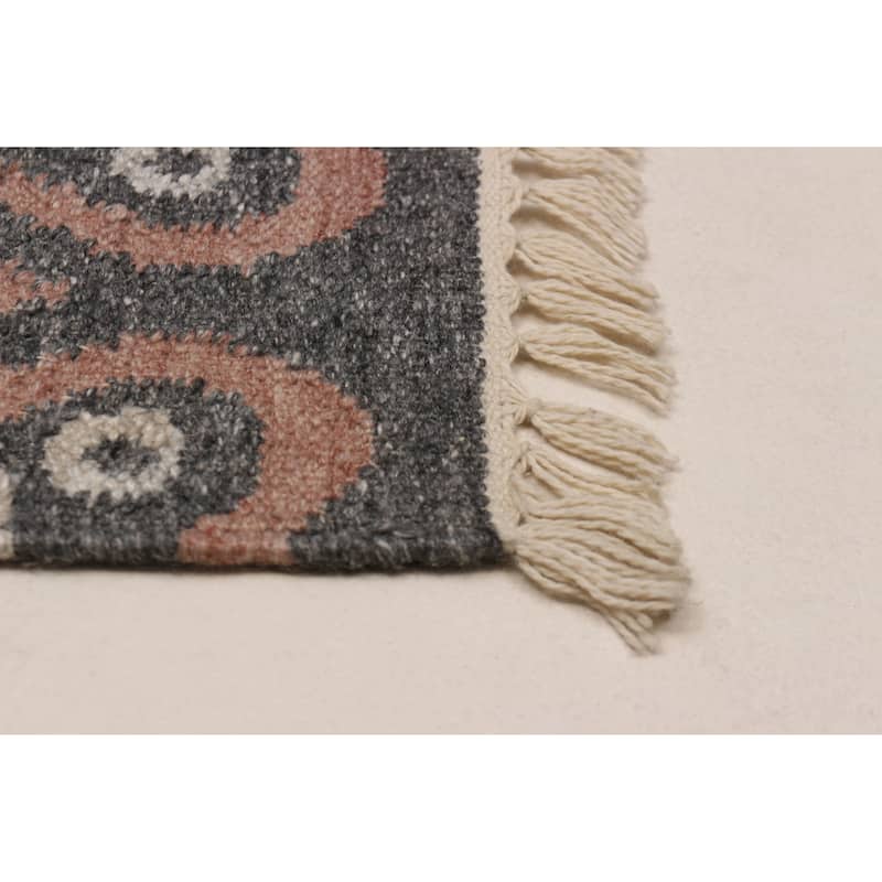 Ankara FW Grey Kilim 5'2" x 8'0" - 5'2 x 8'0
