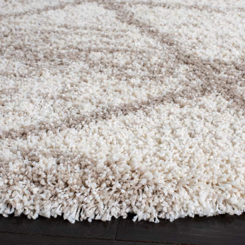 SAFAVIEH Hudson Shag Estella Diamond Trellis 2-inch Thick Rug
