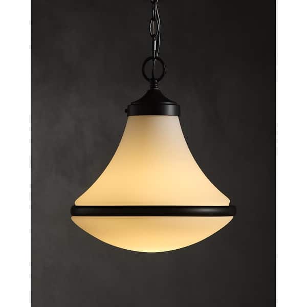 slide 2 of 6, Livabliss x Galey Alix Colleen Pendant - 13"L x 13"W x 15"H Black