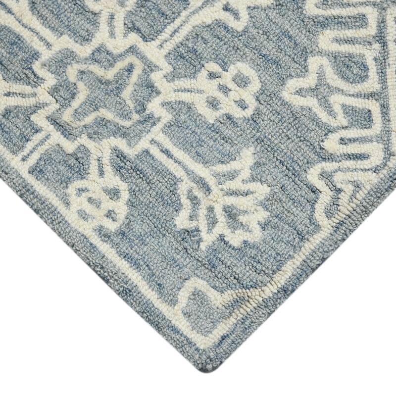 HomeRoots Geometric Transitional Rectangle Area Rug - 132.00 in. x 96.00 in. x 0.40 in.