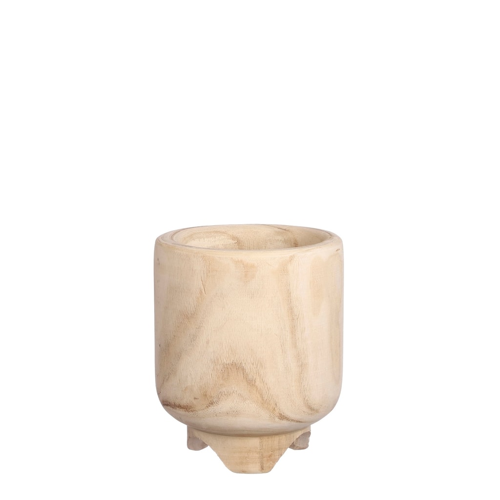 Sm. Naturo Pot Round Brown -ST - Brown