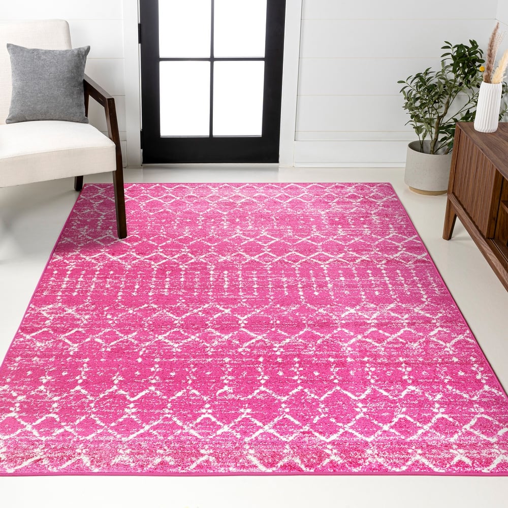 JONATHAN Y Modern HYPE Boho Vintage Diamond Area Rug