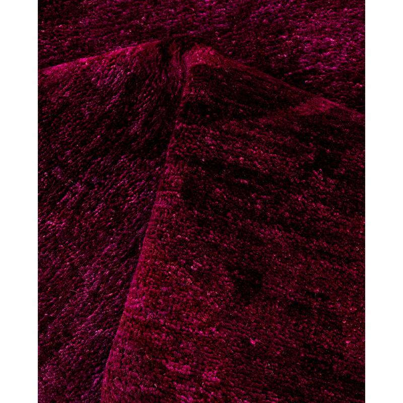 Overdyed One-of-a-Kind Hand-Knotted Area Rug - Pink - 6' 0" x 6' 6"