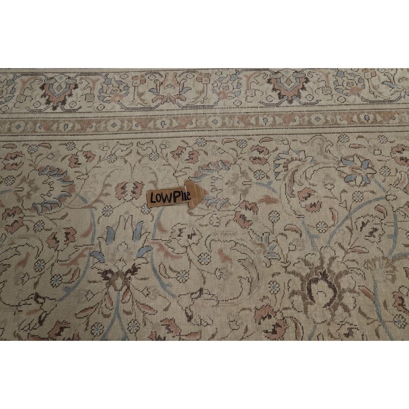 Floral Tabriz Persian Area Rug Traditional Handmade Wool Carpet - 8'0"x 10'7"