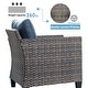 preview thumbnail 18 of 24, Ovios 2-piece Outdoor High-back Wicker Single Chairs
