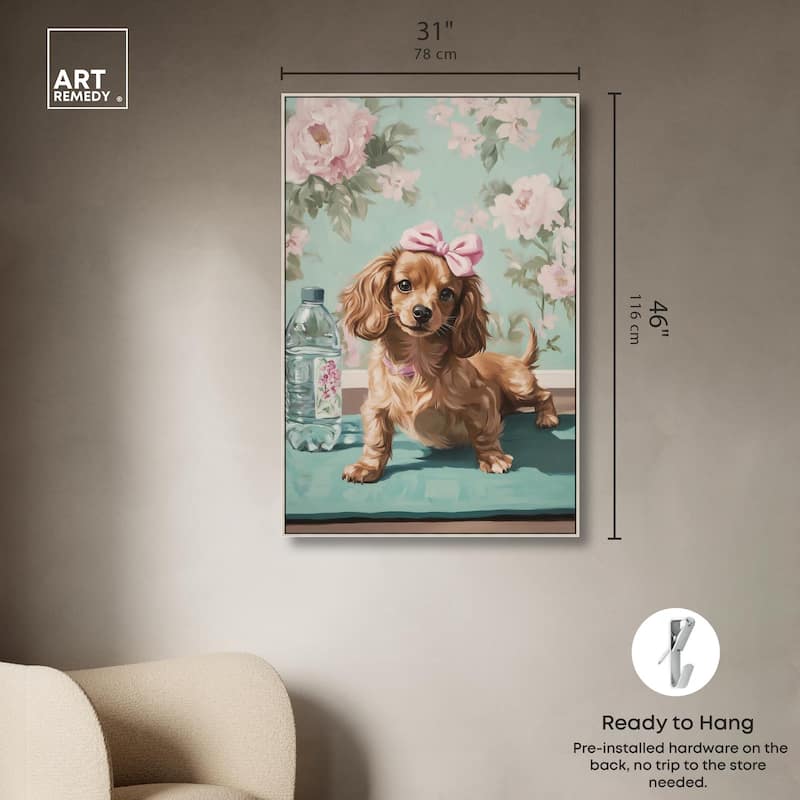 Doxxie Dainty Yoga Canvas by Art Remedy