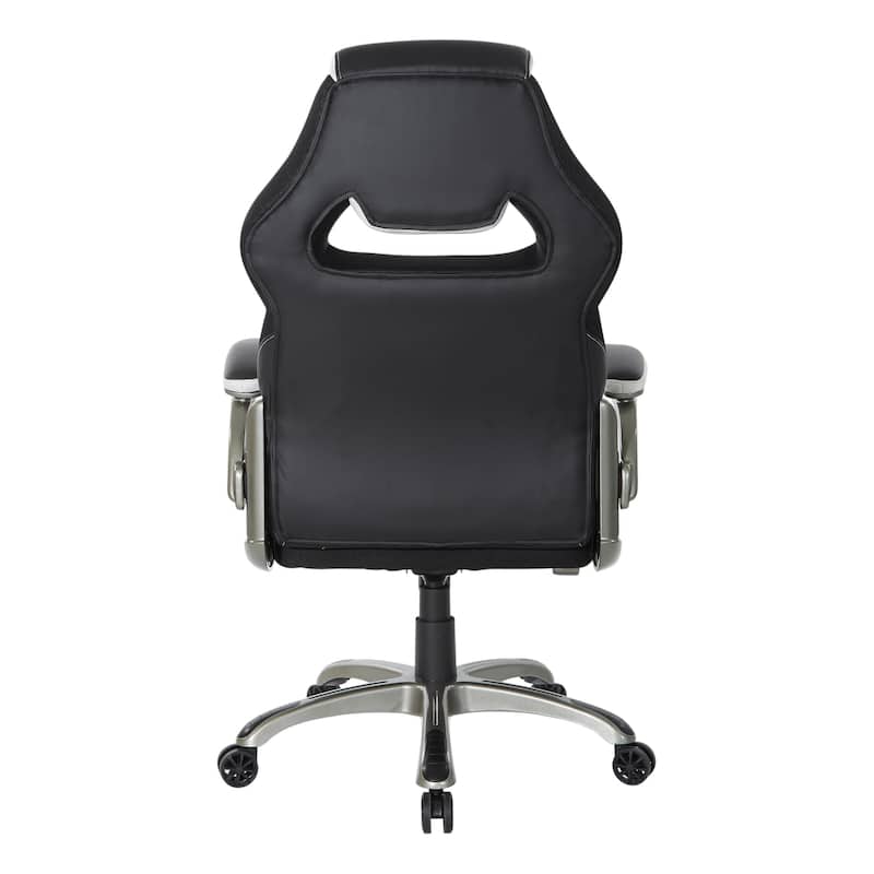 Oversite Gaming Chair in Faux Leather with Color Accents