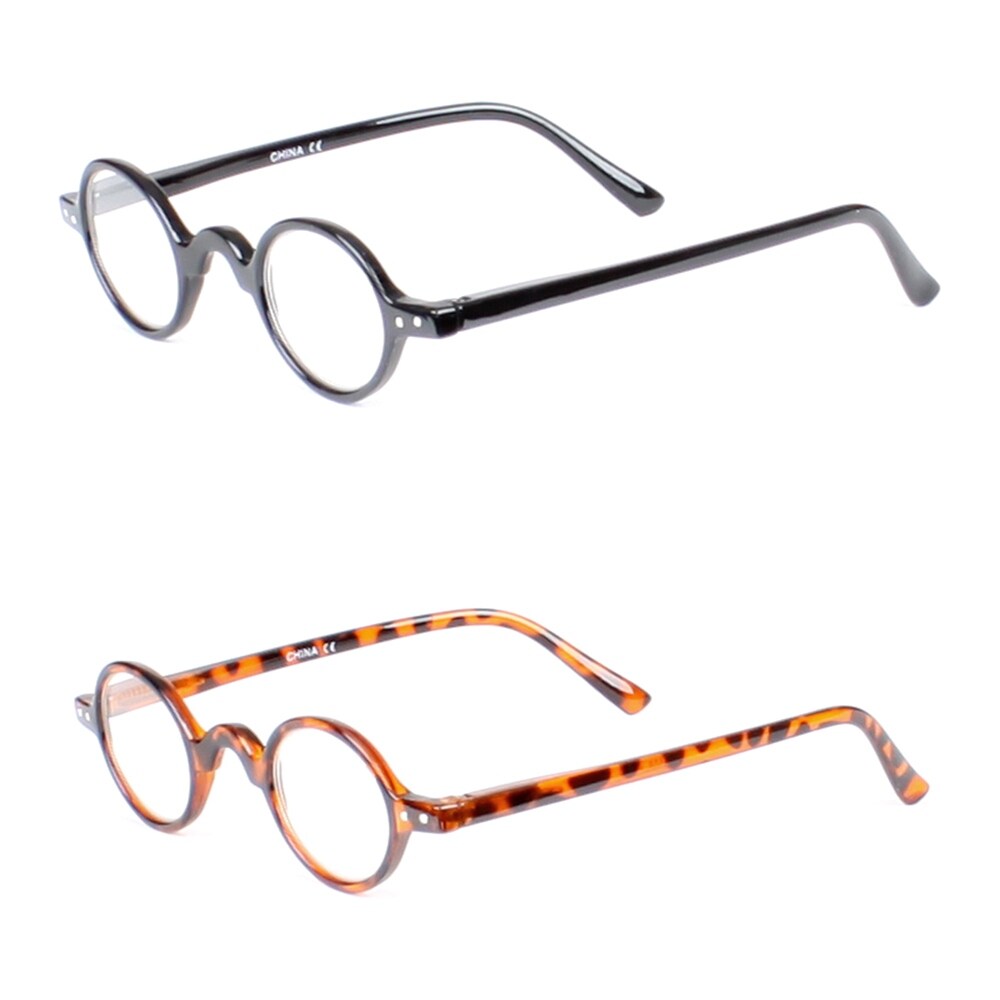 retro round reading glasses
