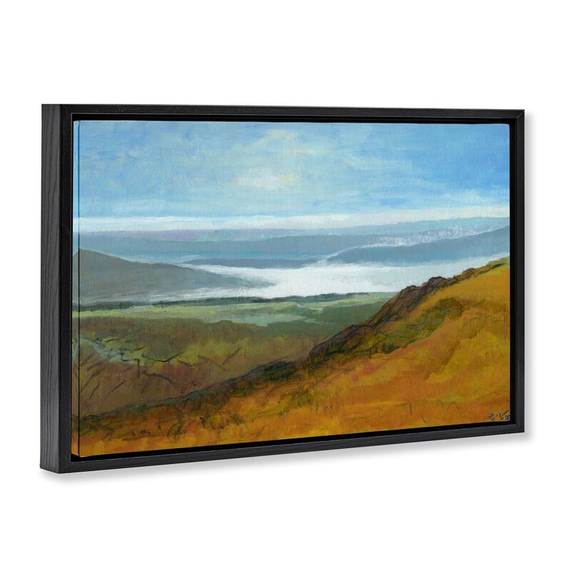 Stupell Vast Serene Hills Framed Floater Canvas Wall Art Design By Dita Jacobovitz