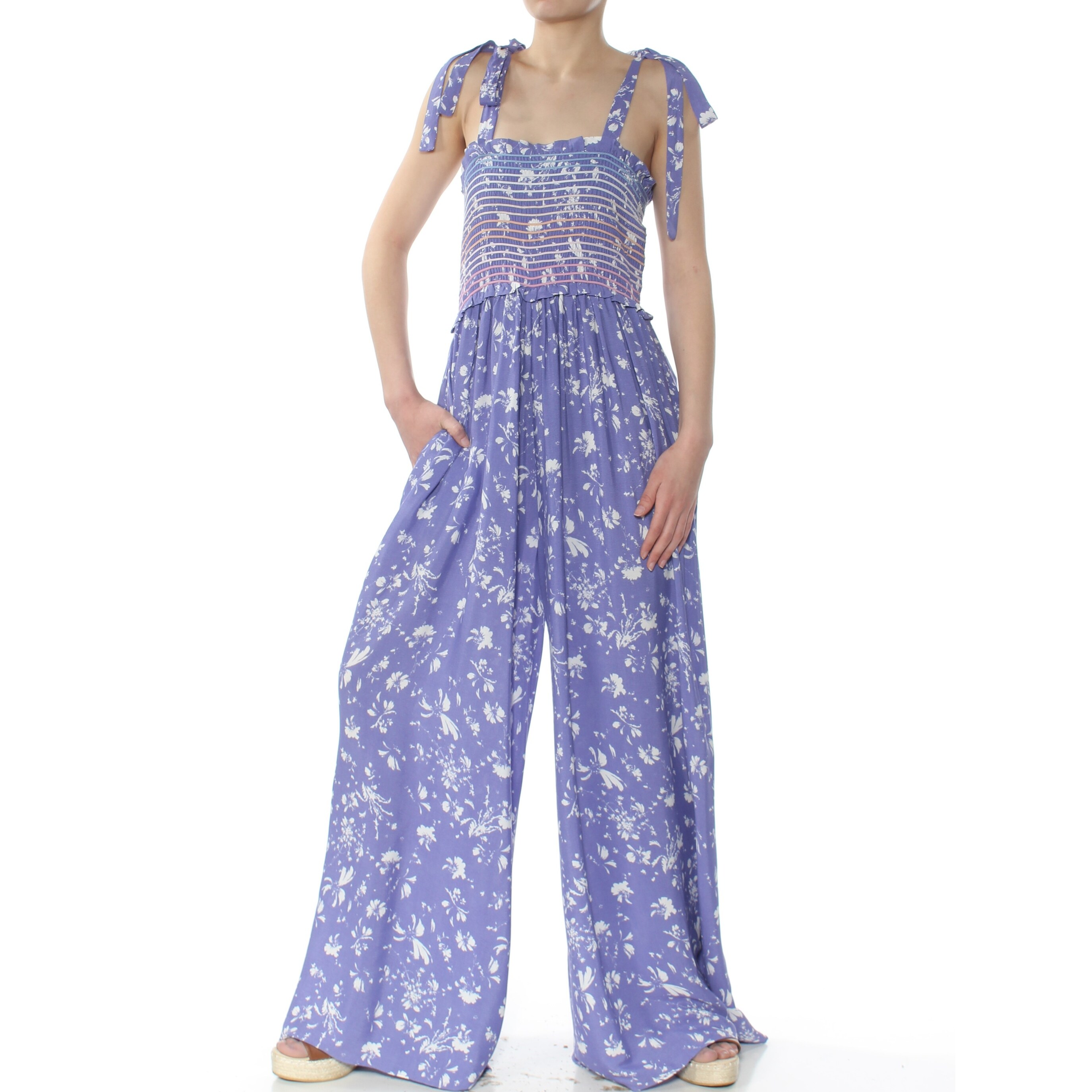 purple jumpsuit apparel