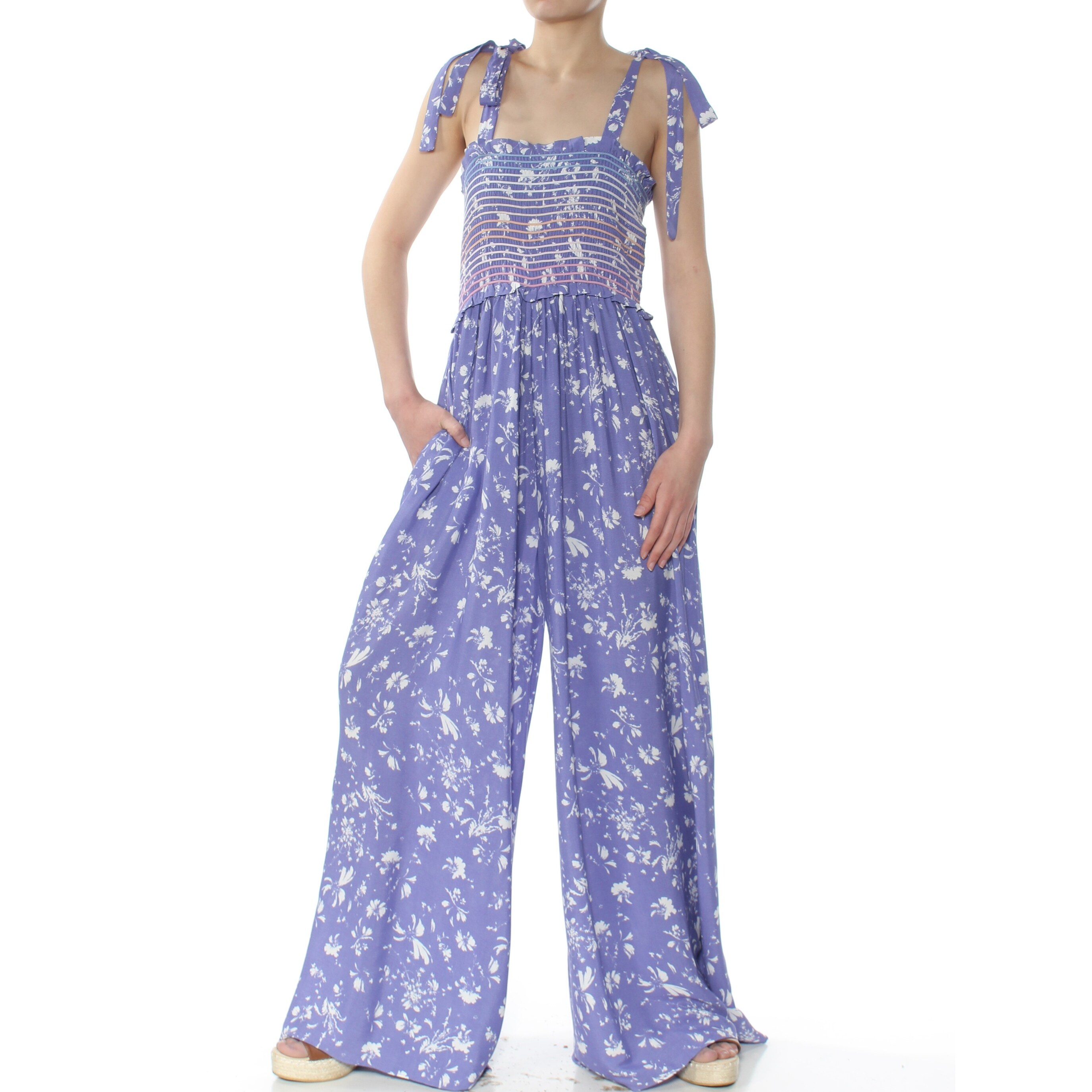 free people purple jumpsuit