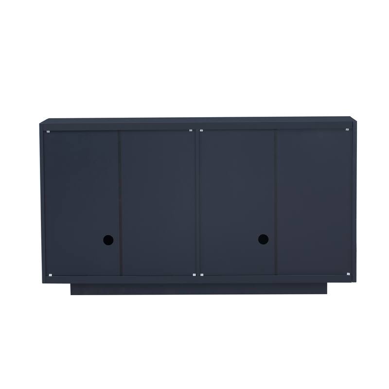 4 Wavy Doors Ample Storage Space Sideboard