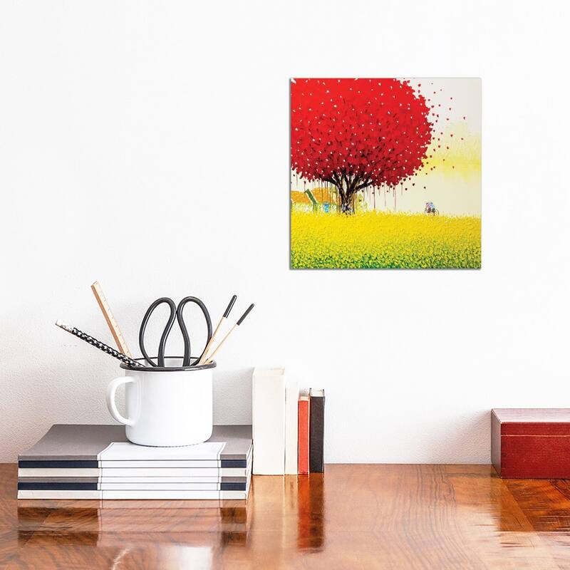 iCanvas "Golden Season" by Phan Thu Trang Canvas Print - 12x12x0.75