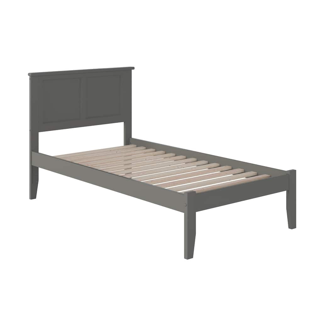 Platform Bed - Solid Hardwood Frame & Open Footboard - Sturdy & Stylish Design