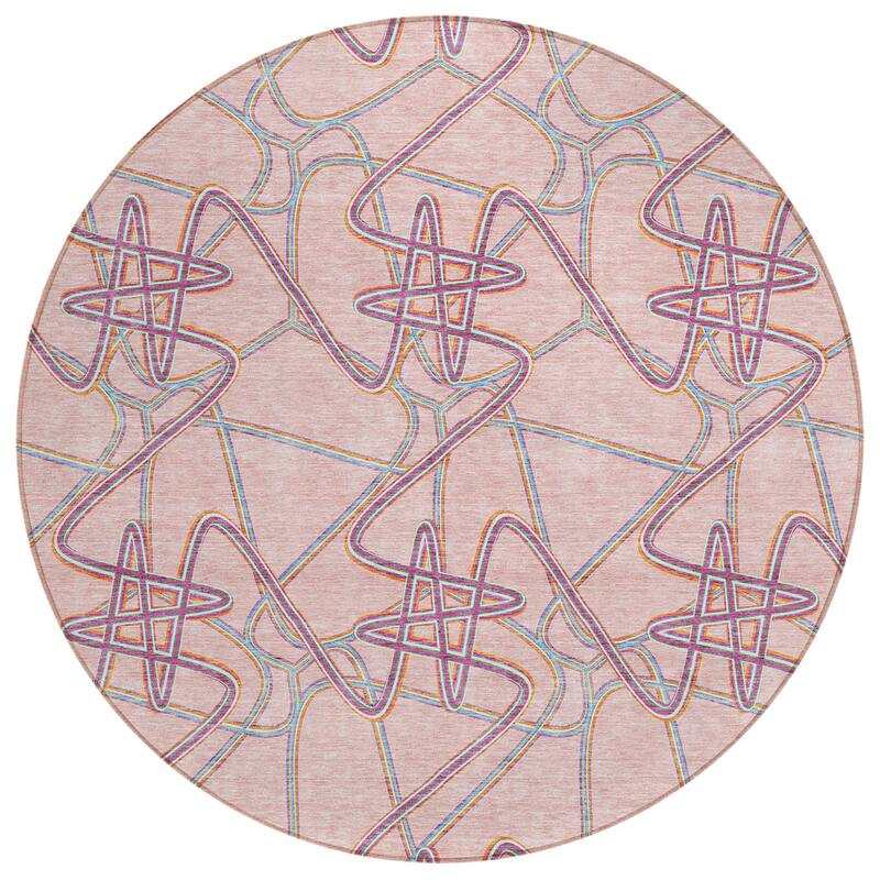 HomeRoots Geometric Contemporary Rectangle Outdoor Rug