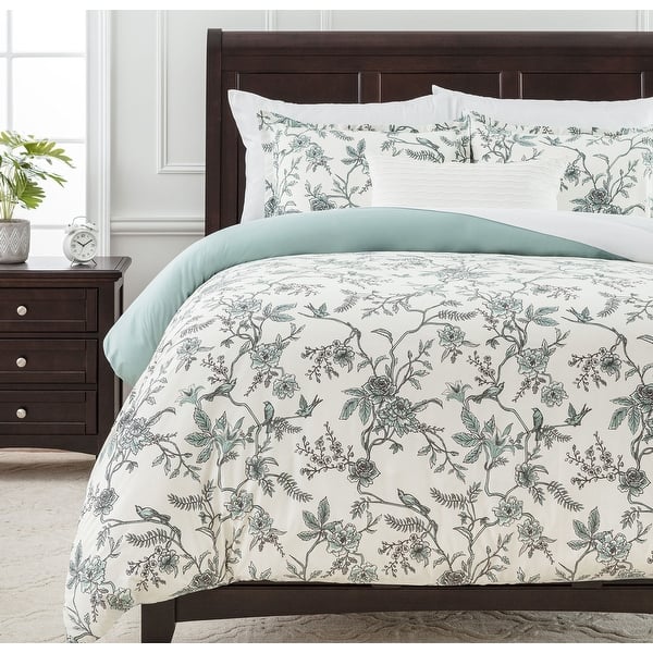 slide 2 of 10, Chanasya French Toile Ultra Soft Duvet Cover Set