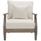 preview thumbnail 24 of 41, SAFAVIEH Couture Martinique Solid Wood Outdoor Arm Chair - 31"W x 35"D x 32"H