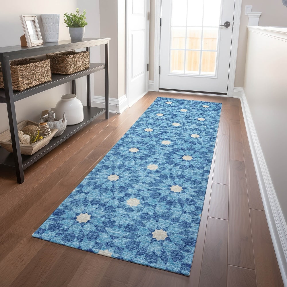 Premium Washable Super Soft Modern Mosaic Mayfield Rug