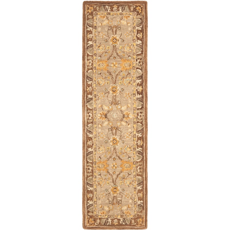 SAFAVIEH Handmade Anatolia Katja Traditional Oriental Hand-spun Wool Rug