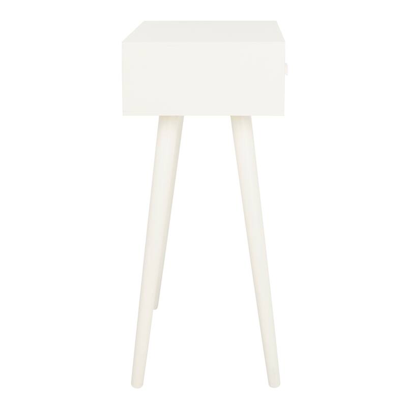 SAFAVIEH Pearla Antique White 2-Drawer Console Table - 28.3" x 13.8" x 30.8" - 28Wx14Dx31H