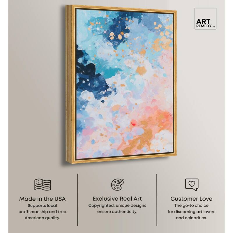 Vibrant Vortex Canvas by Art Remedy