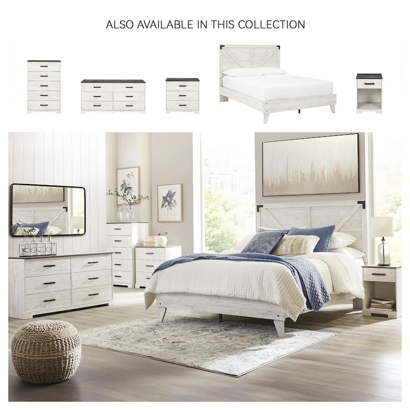 Signature Design by Ashley Shawburn Contrasting Woodgrain Chest of Drawers