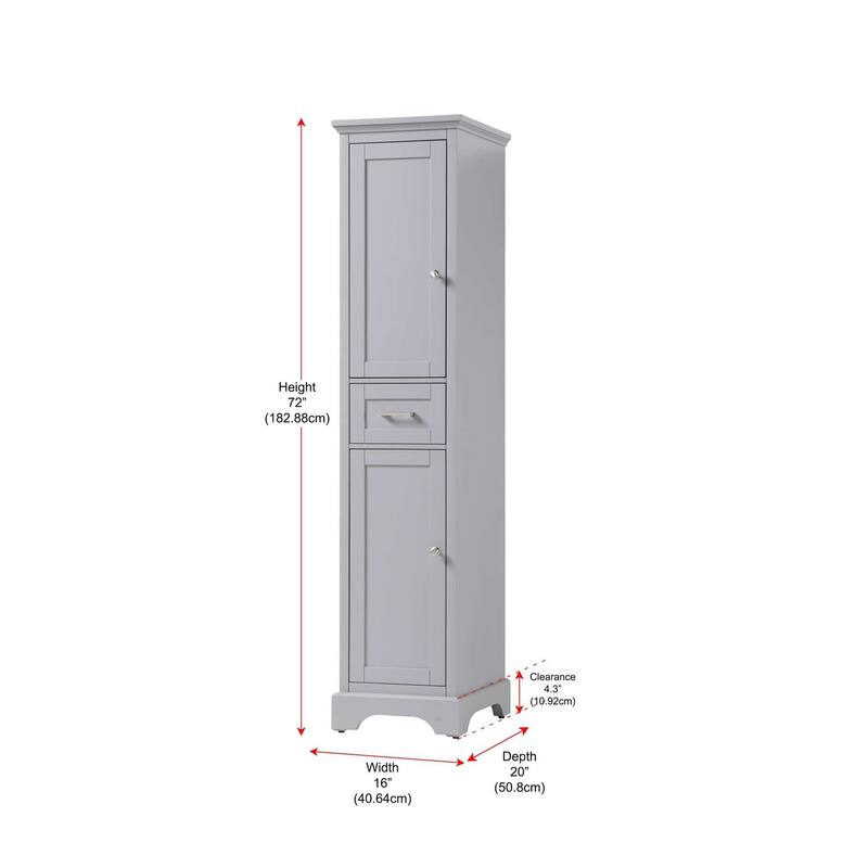 Peregrine Bath Storage Cabinet (16-28 In.)