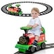 preview thumbnail 20 of 31, 6V Electric Kids Ride On Car Toy Train with 16 Pieces Tracks - 20.3" x 8.5" x 13.6"(L x W x H)