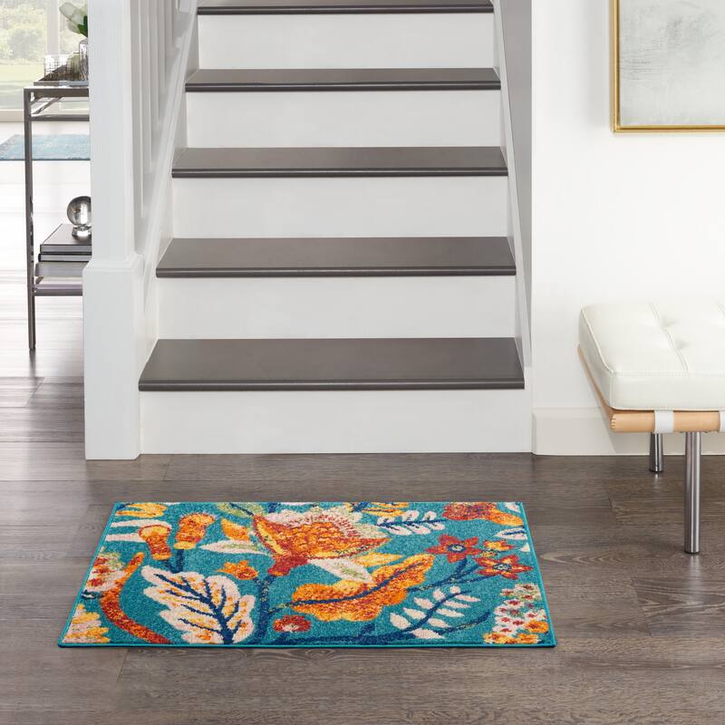 Nourison Allur Modern Floral Botanical Area Rug