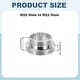 preview thumbnail 18 of 26, Faucet Aerator Adapter, Male to Male Brass Faucet Adapter with Washer for Kitchen Bathroom Sink Water Filter - Silver M28 Male to M22 Male, 13mm Length