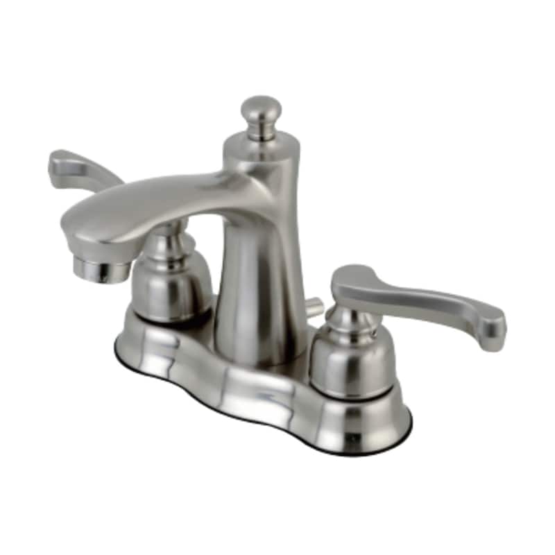 Kingston Brass Royale 1.2 GPM Centerset Bathroom Faucet with Pop-Up - Brushed Nickel