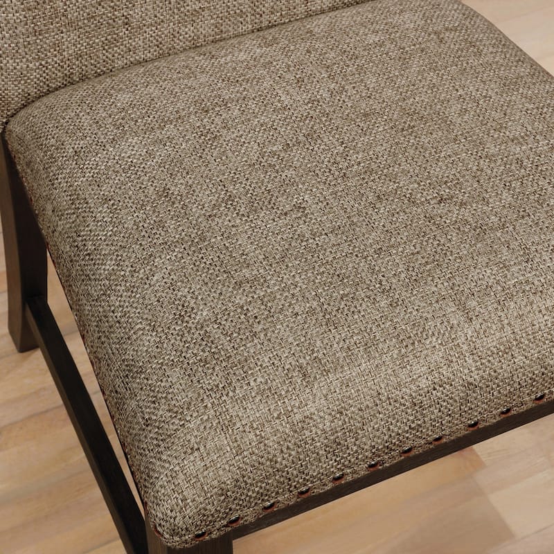 Ladonna Transitional Espresso Wood 7-Piece Dining Set by Furniture of America