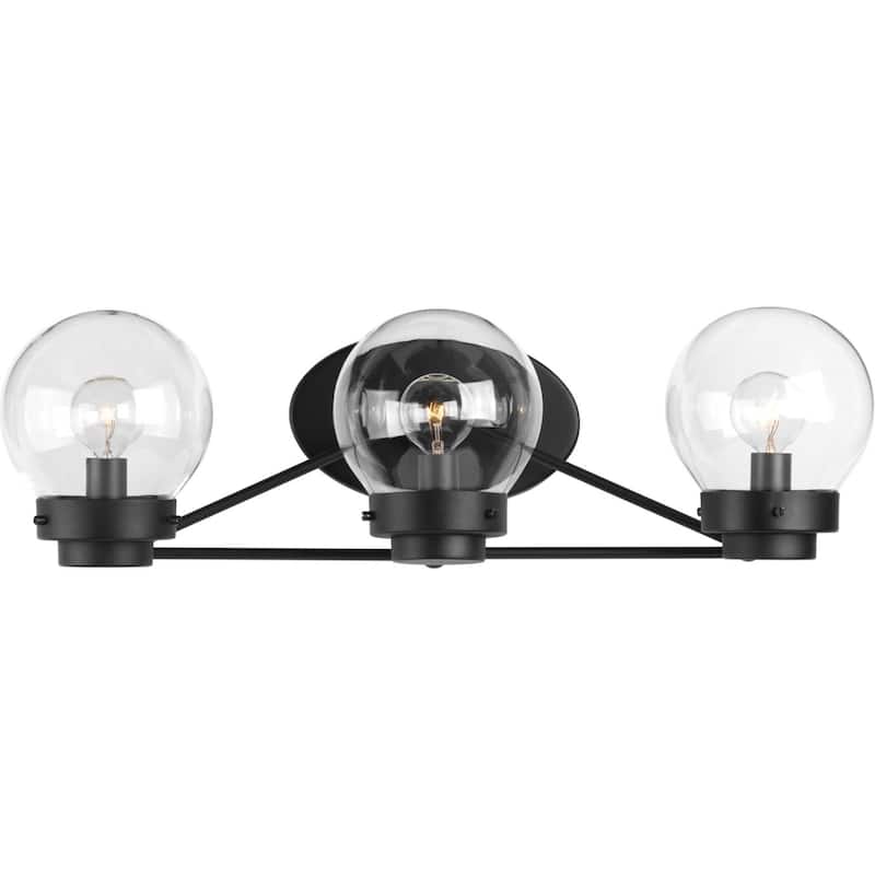 Progress Lighting Spatial 3 Light 22" Wide Bathroom Vanity Light - Black