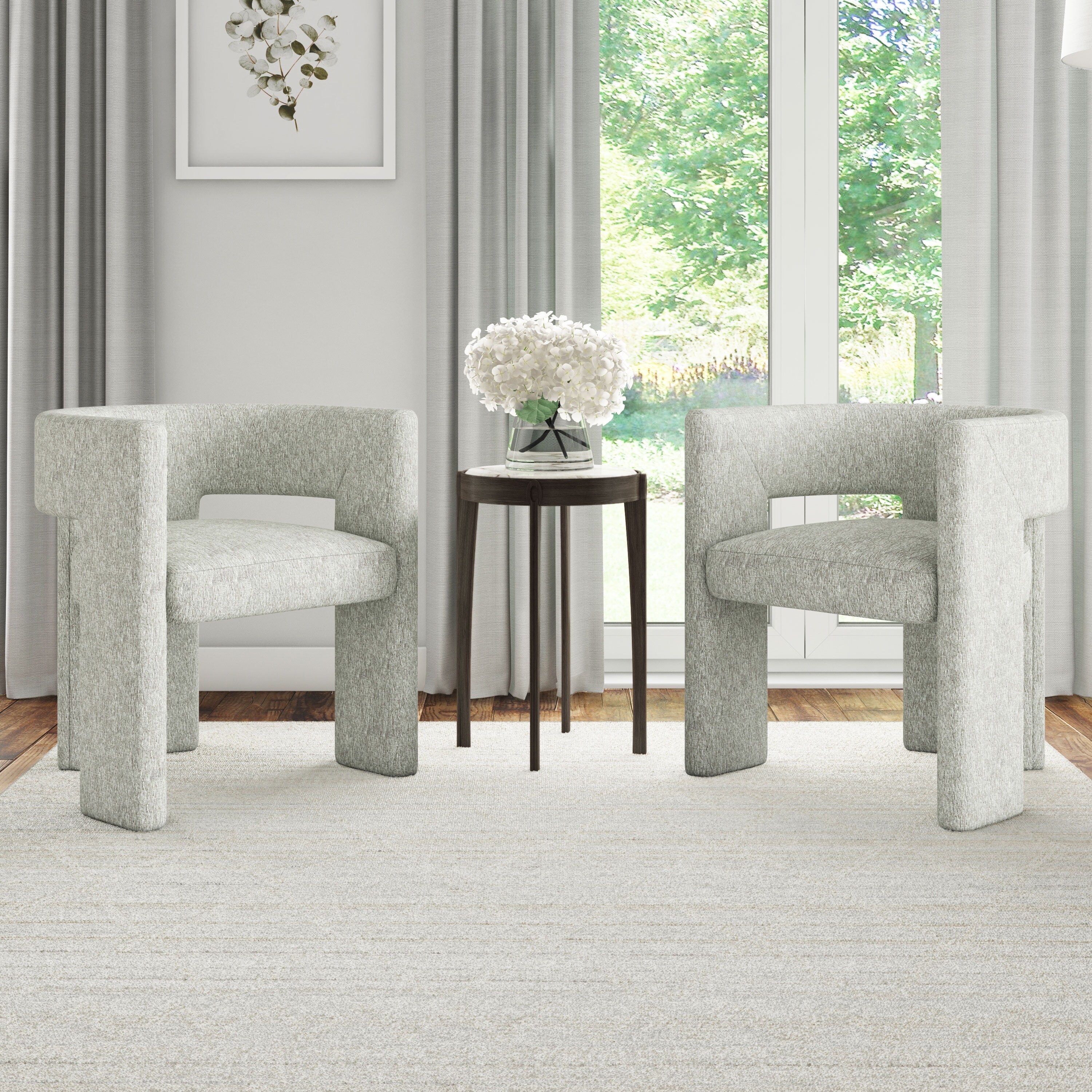 Contemporary barrel chairs sales