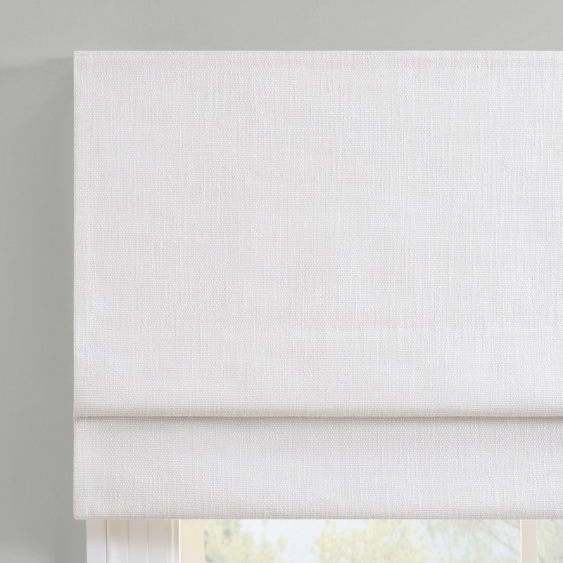 Eclipse Drewton Motorized 100% Blackout Cordless Textured Roman Shade
