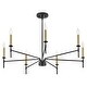 preview thumbnail 2 of 7, Lark 83077 Hux 7 Light 36" Wide Taper Candle Style Chandelier