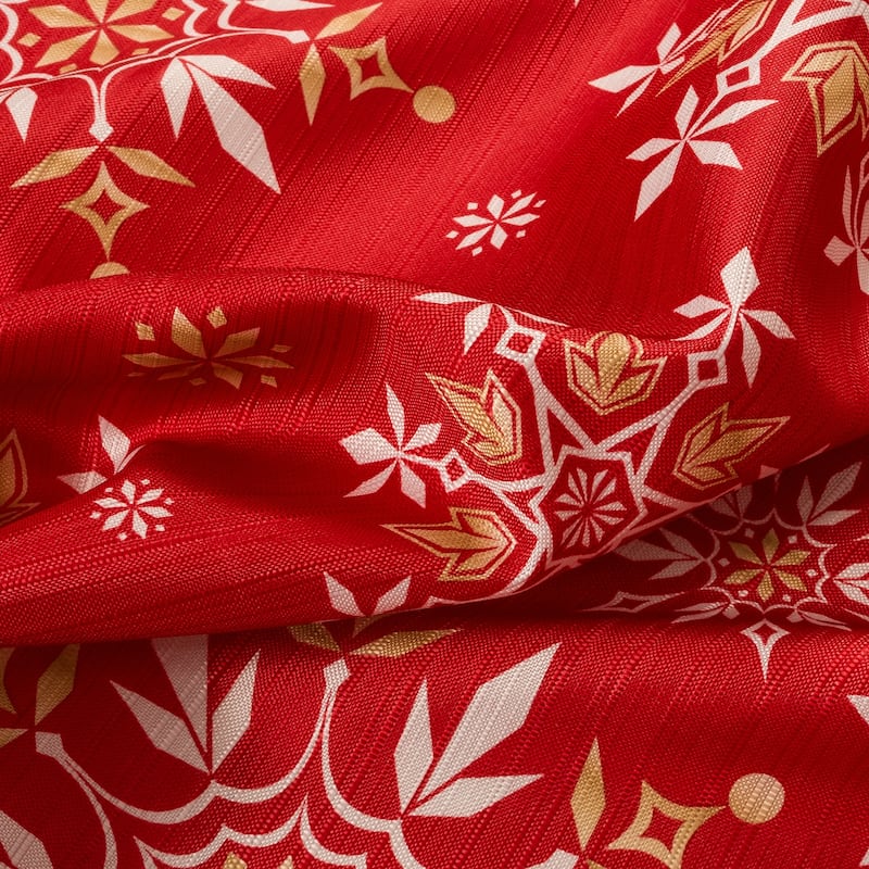 Christmas Holiday Flower Poinsettia Shower Curtain Collection