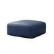 preview thumbnail 50 of 62, Elliot 22"/ 35"/ 43" W Modern Rectangular Genuine Leather Ottoman