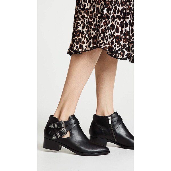 frye western ankle boots