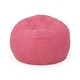 preview thumbnail 24 of 23, Kenli Modern Corduroy Polyester Bean Bag Chair by Christopher Knight Home Pink Rose