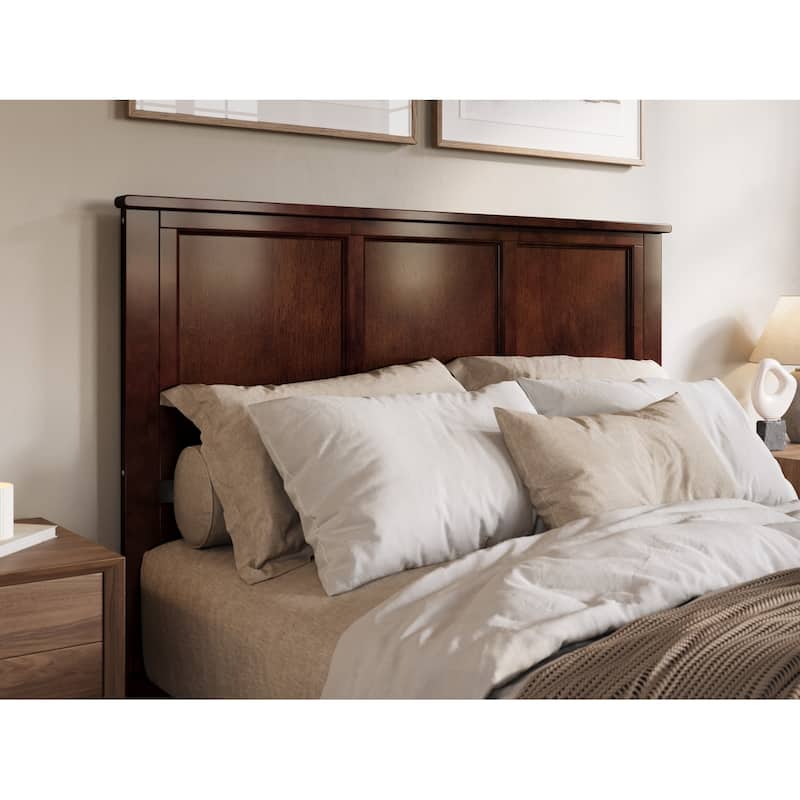 Charlotte Solid Wood Low Profile Platform Bed with Matching Footboard