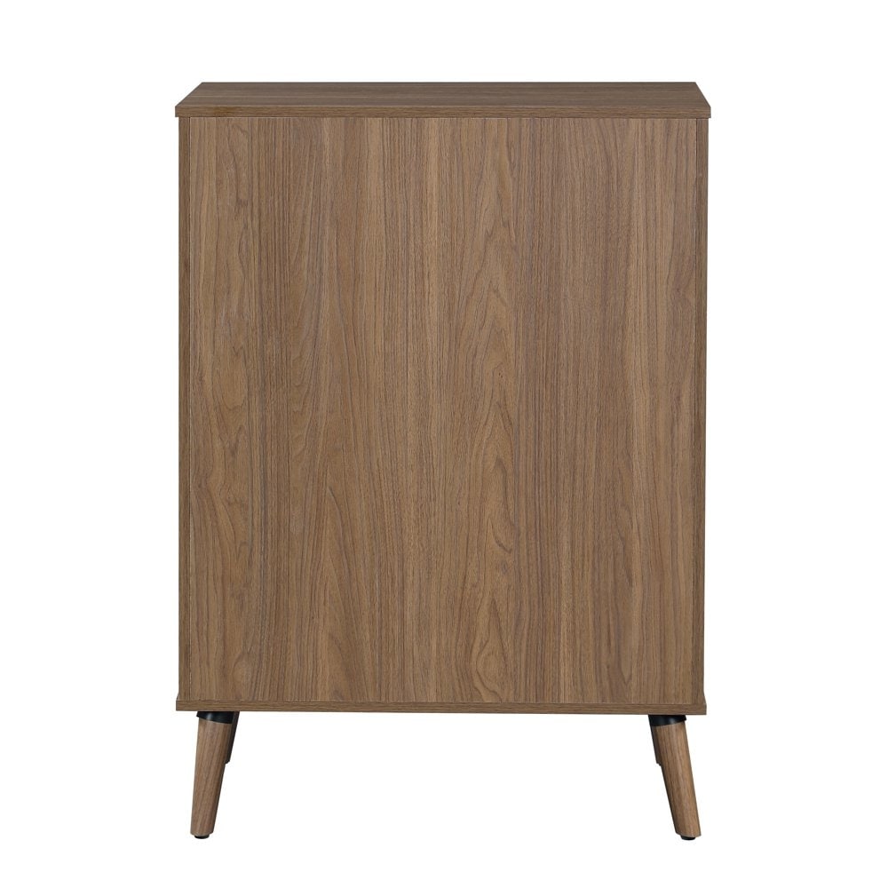 4 drawer modern gallery dresser walnut brown - room essentials Modern 4 Drawer Dresser, Bedroom, Brown Walnut - none - Bed Bath & Beyond