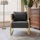 preview thumbnail 4 of 35, Corvus Danzig Teddy Fabric 1-Piece Accent Chair