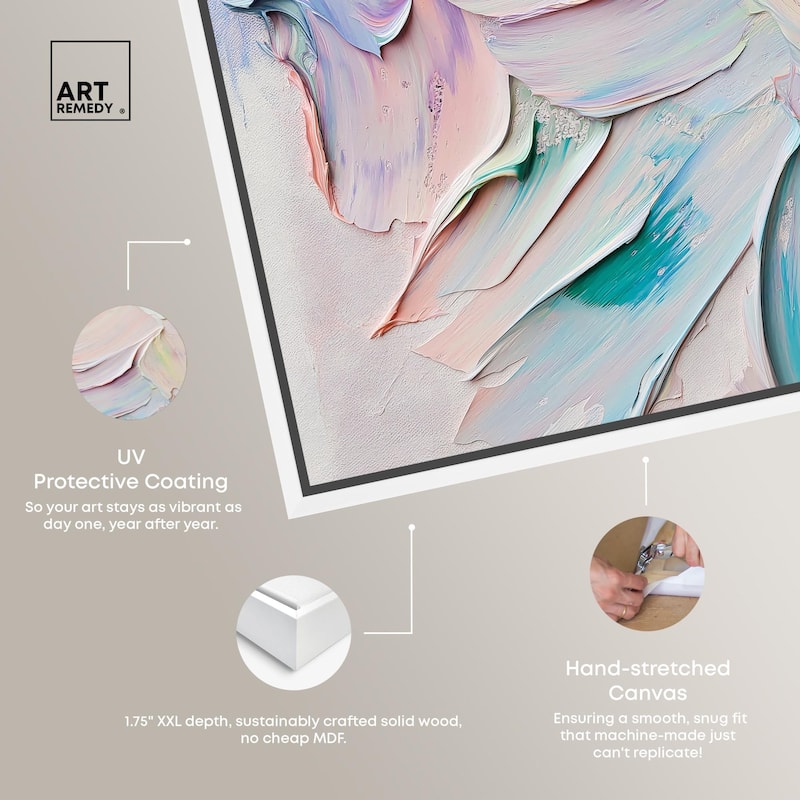 Flowing Mousse I Canvas by Art Remedy