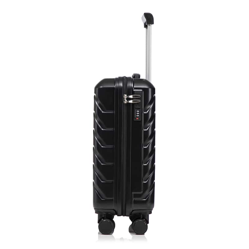 14"/20" ABS Spinner Wheel Luggage w/Combination Lock & Cosmetic Case